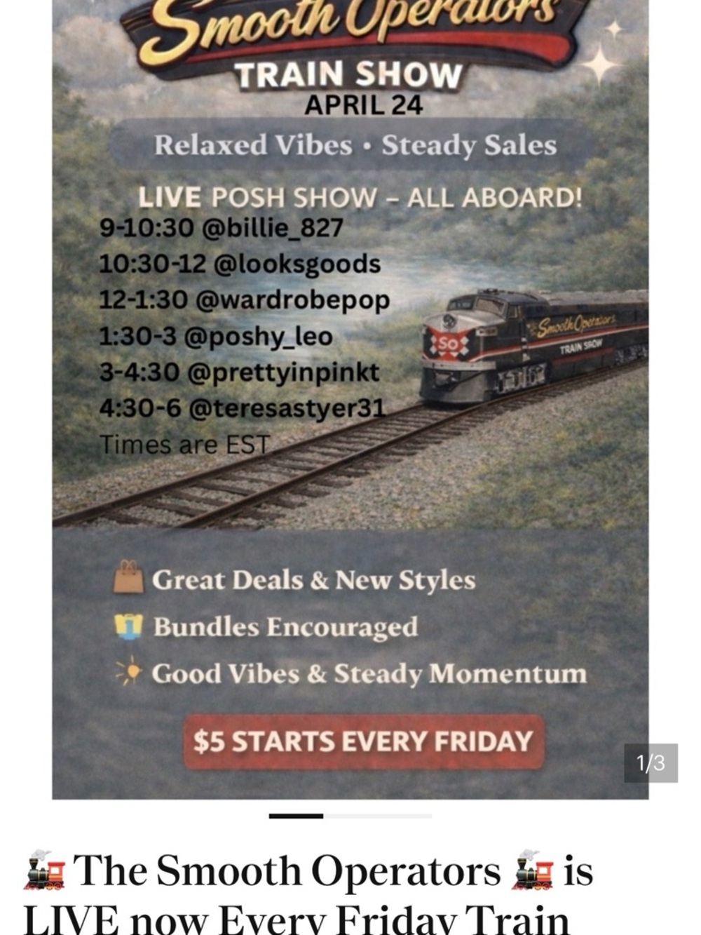 Smooth Operators Train Show
